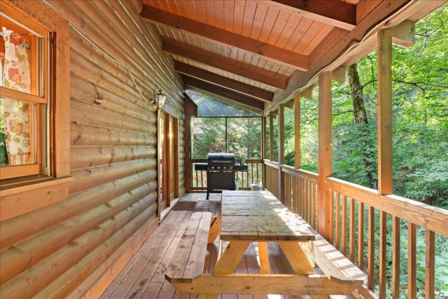 Ferienhaus 5br Smoky Hot Tub, Games, 1 Mi To Parkway